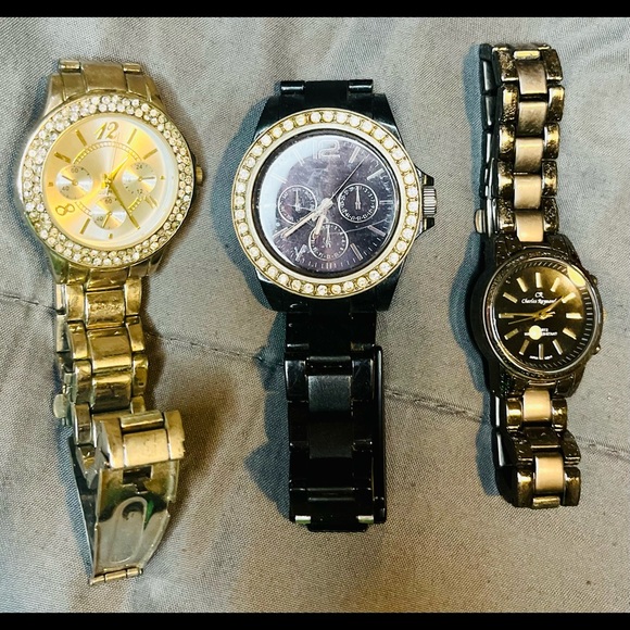 5 watches different brands, different styles, without battery, working - Picture 5 of 6